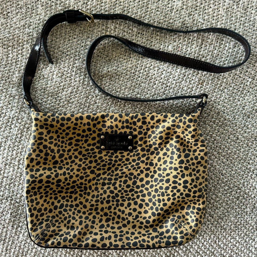 Kate Spade leopard crossbody
